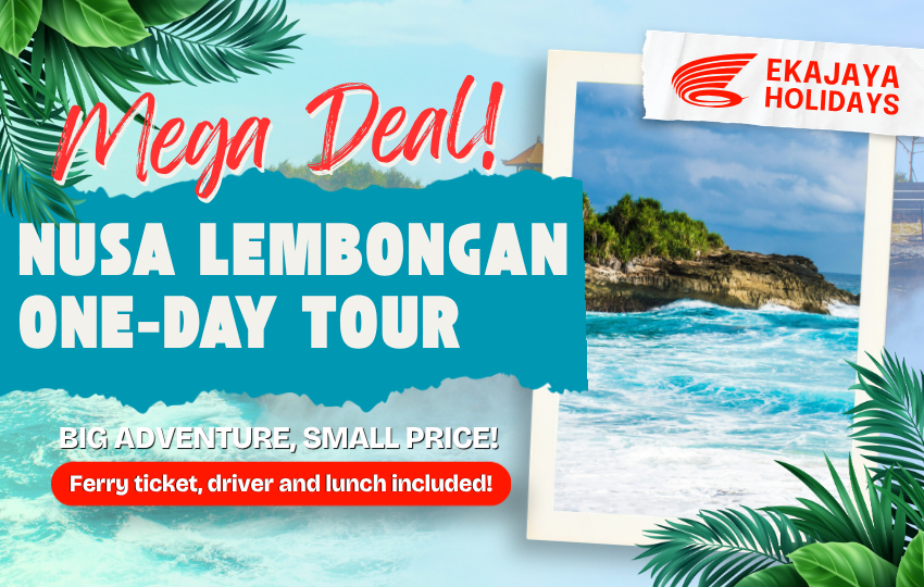 MEGA DEAL - One Day Tour to Nusa Lembongan (For 2 Pax)